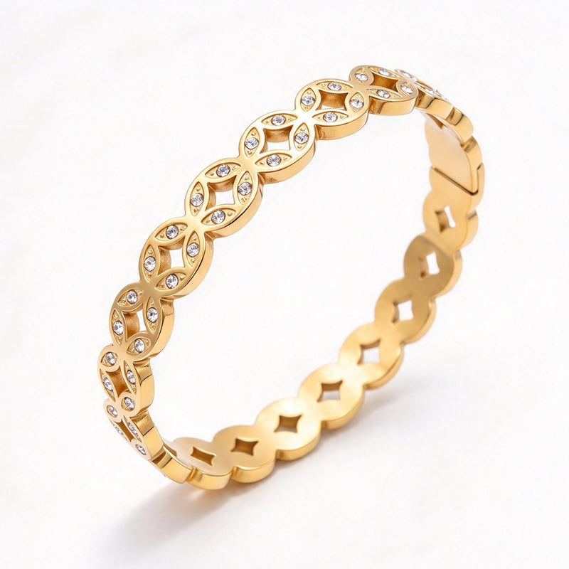 Golden Infinity Bangle ( PREORDER SHIPS NOVEMBER )