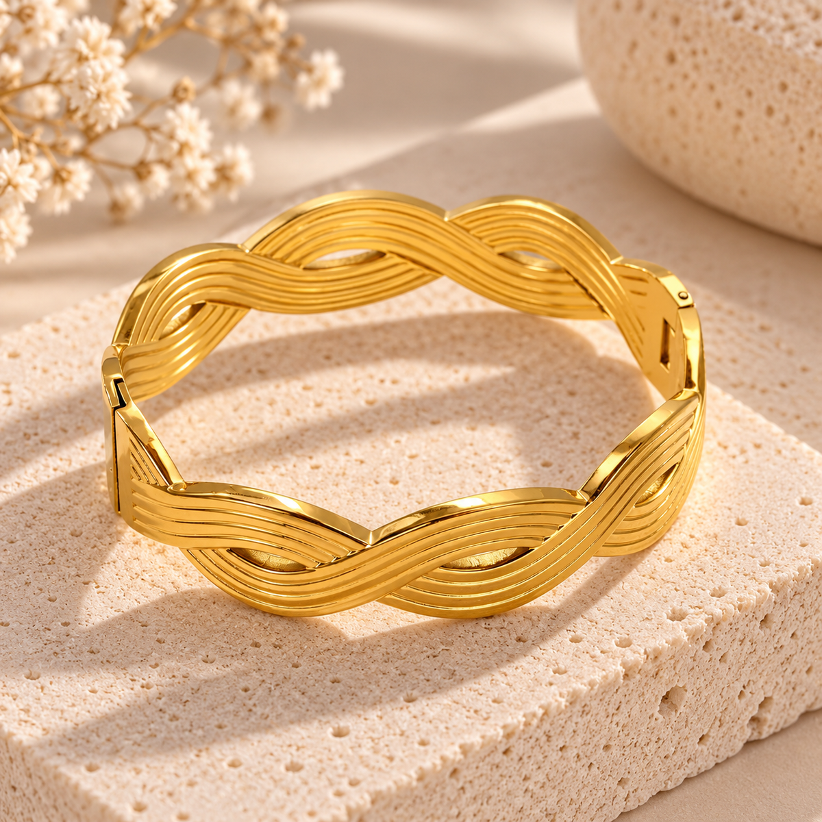 The Seraphine Twist Bangle