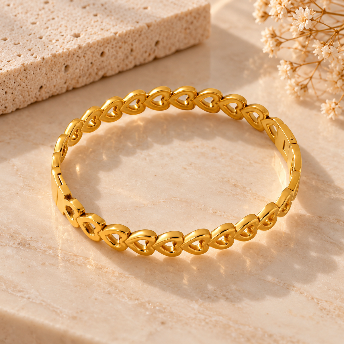 The Amora Heart Bangle