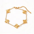 Golden Clover Bracelet ( PREORDER SHIPS END OF NOVEMBER )