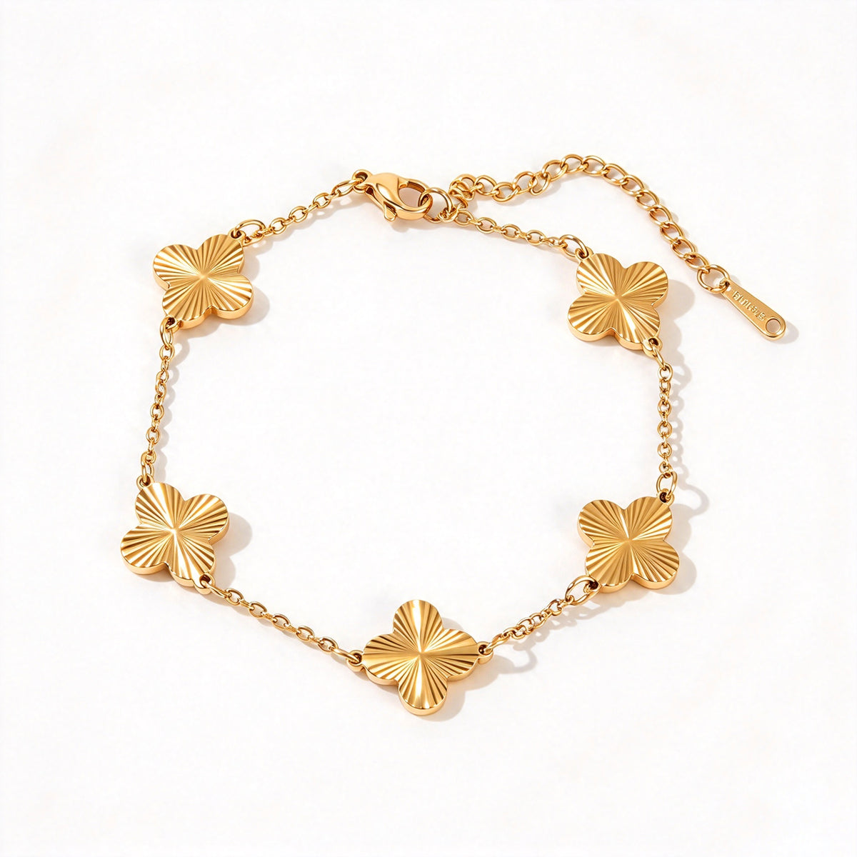 Golden Clover Bracelet ( PREORDER SHIPS END OF NOVEMBER )