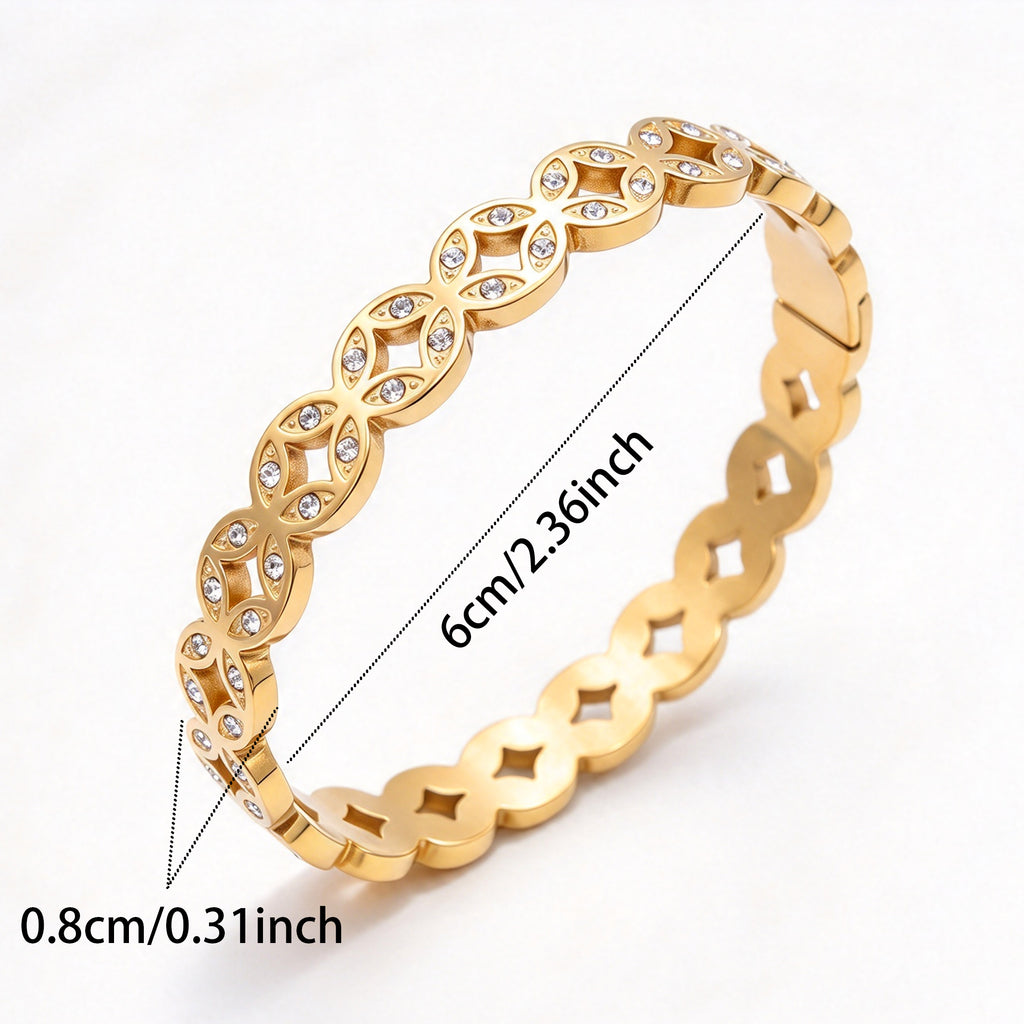 Golden Infinity Bangle ( PREORDER SHIPS NOVEMBER )