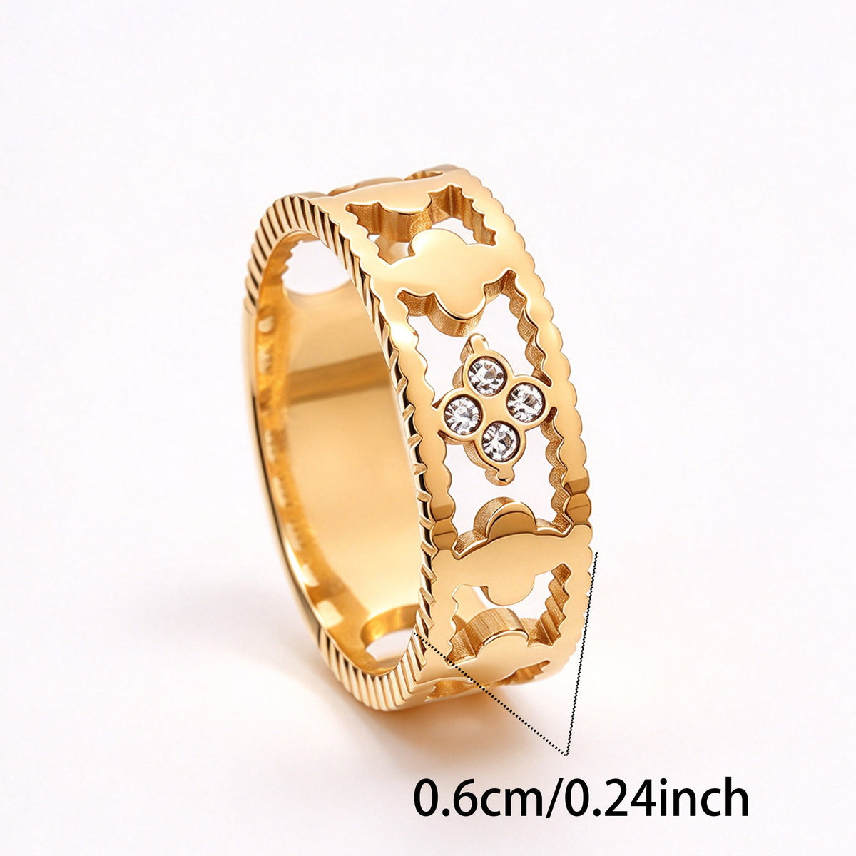 Clover Gold Ring