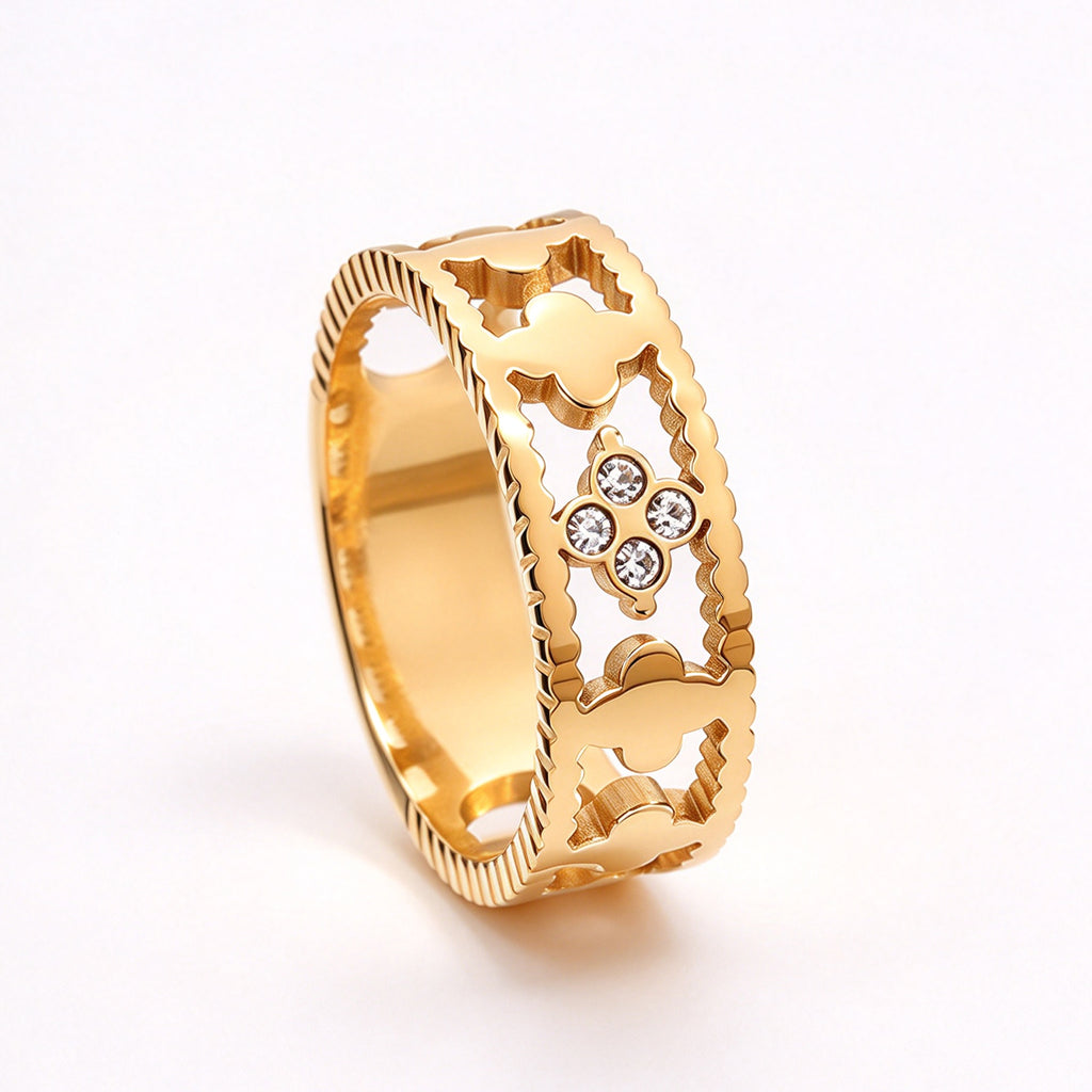 Clover Gold Ring