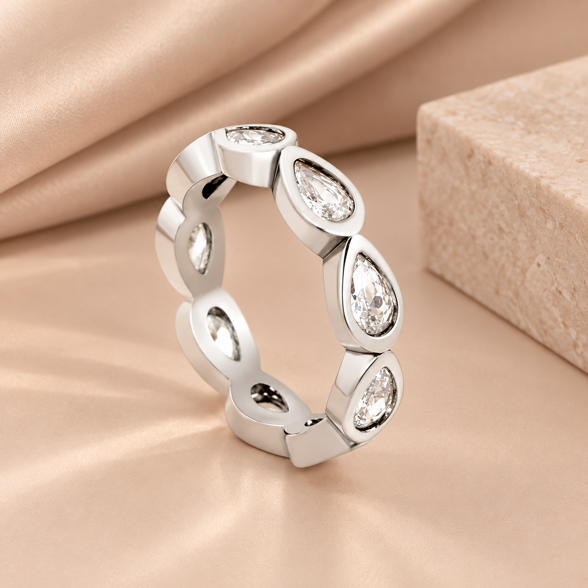 Elena Silver Ring