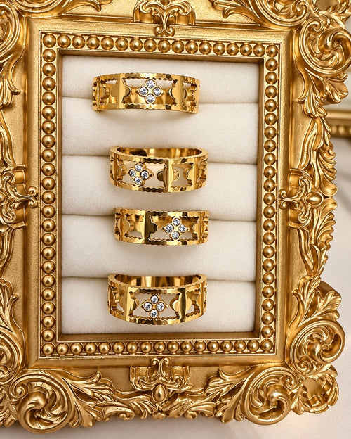 Clover Gold Ring