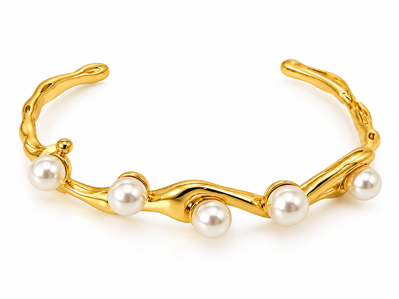 The Aurelia Pearl Cuff