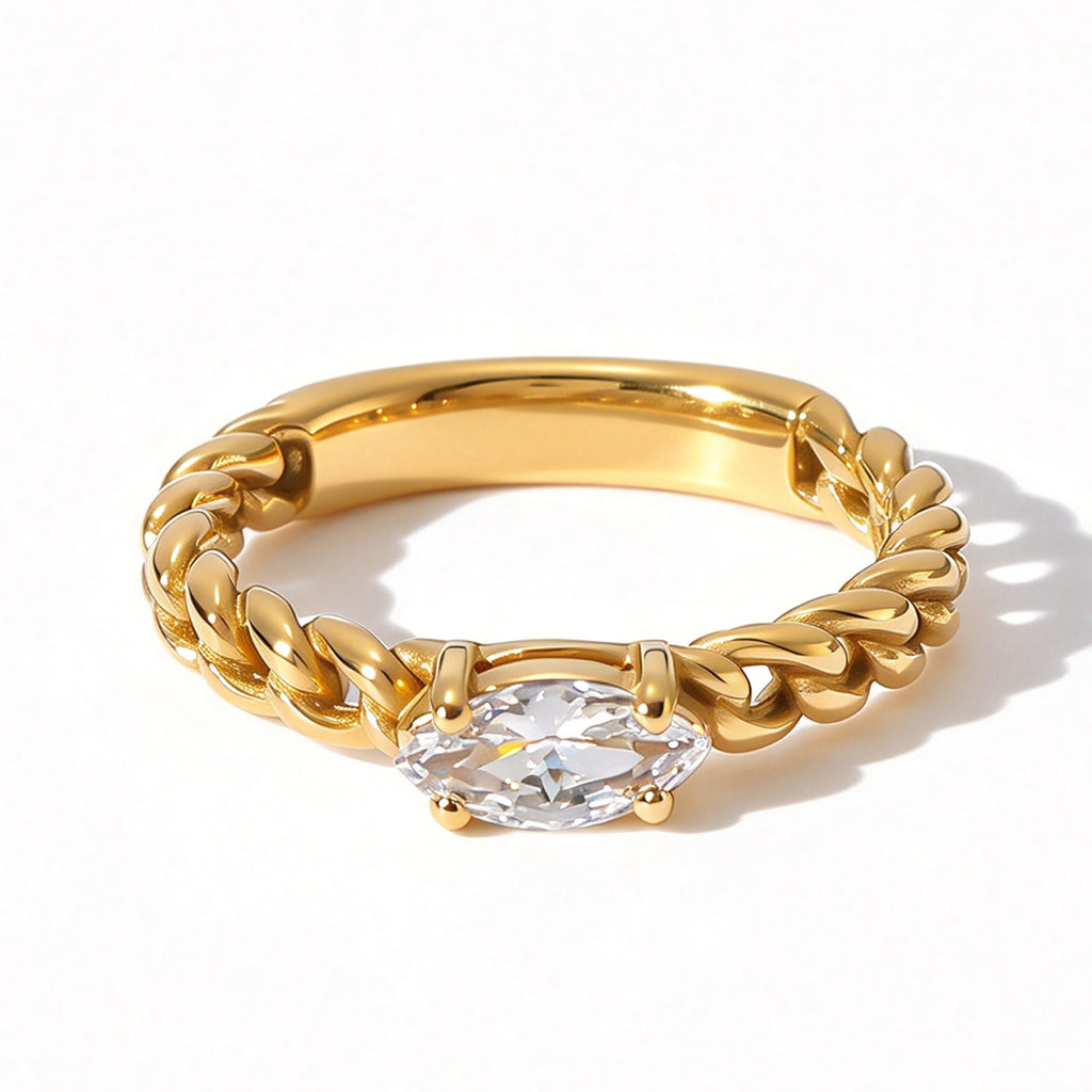 Gold Chain Style Ring
