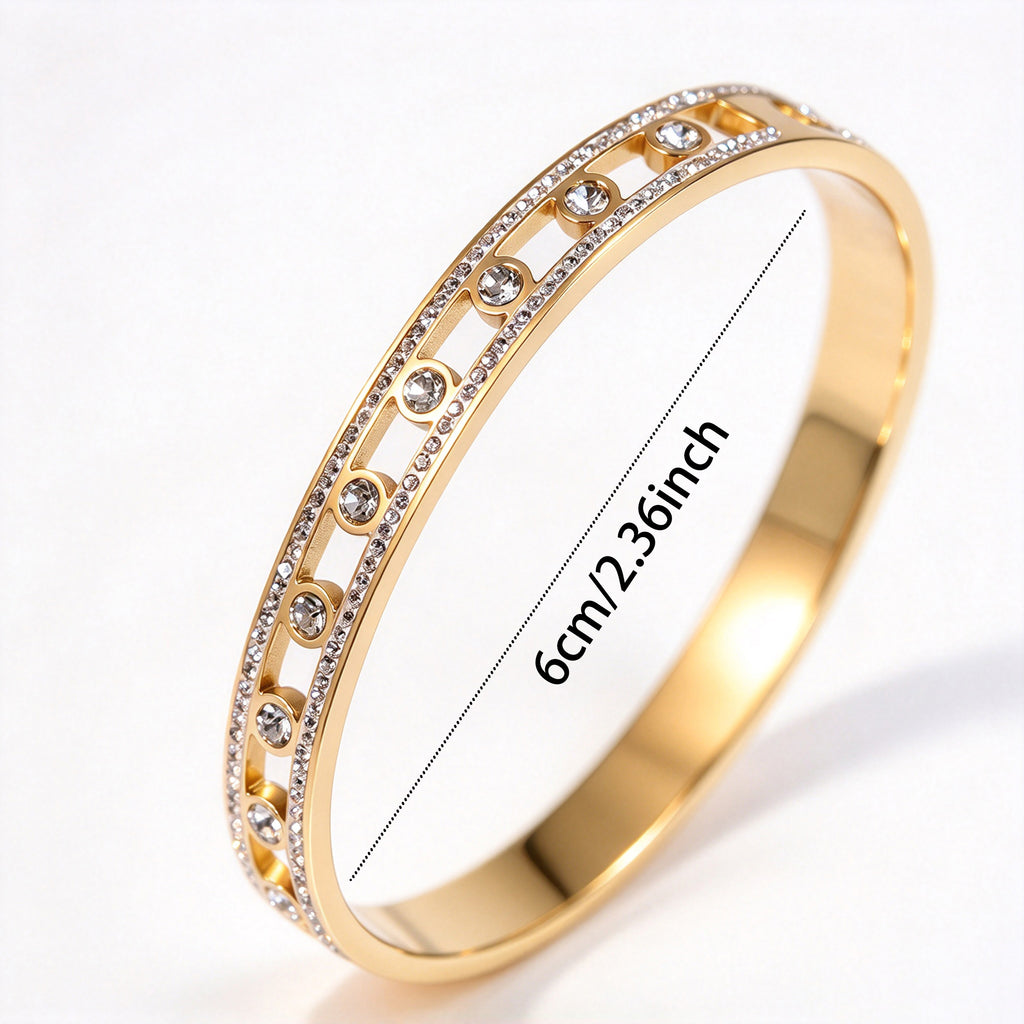 Round Silver Circle Bangle ( PREORDER SHIPS END OF NOVEMBER )