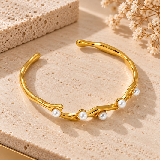 The Aurelia Pearl Cuff