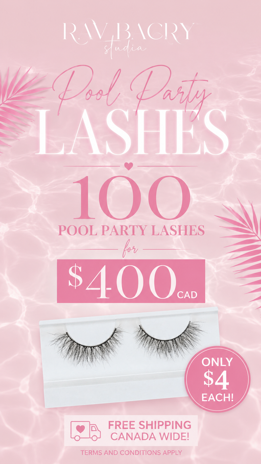100 POOL PARTY LASHES
