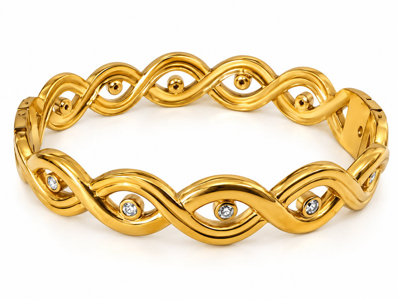 The Virelle Crystal Bangle
