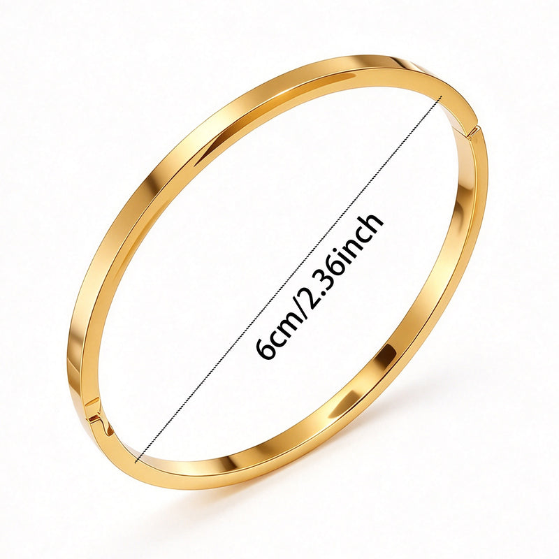 Plain Gold Bangle