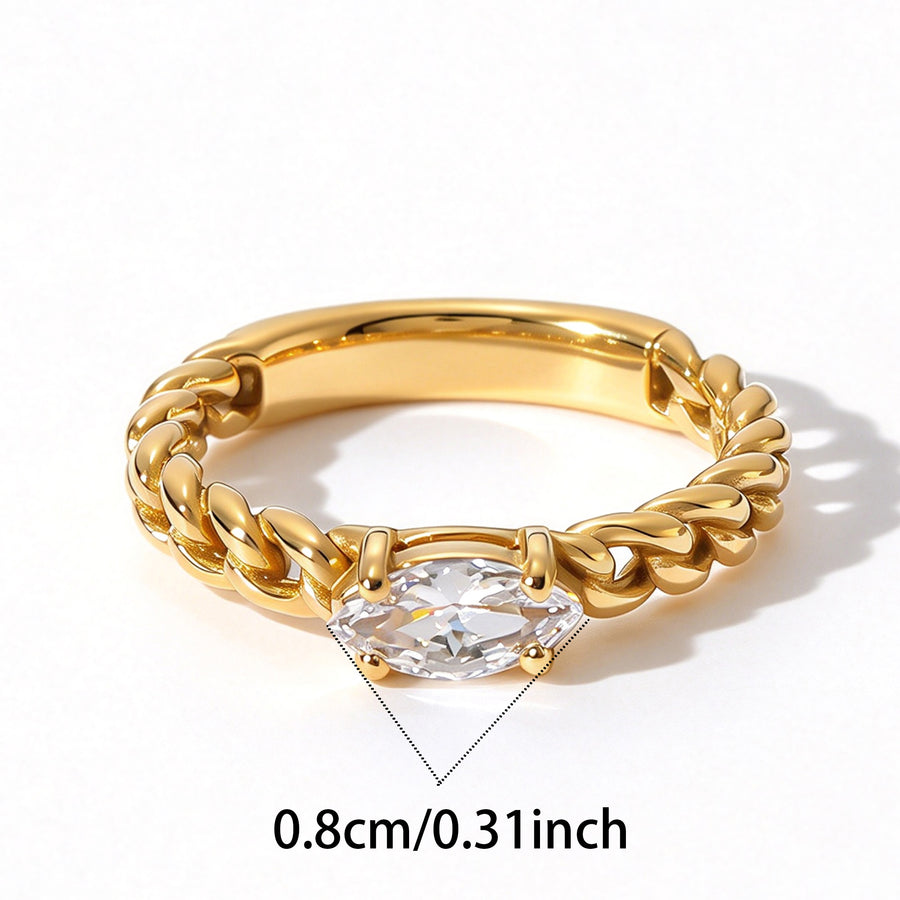 Gold Chain Style Ring