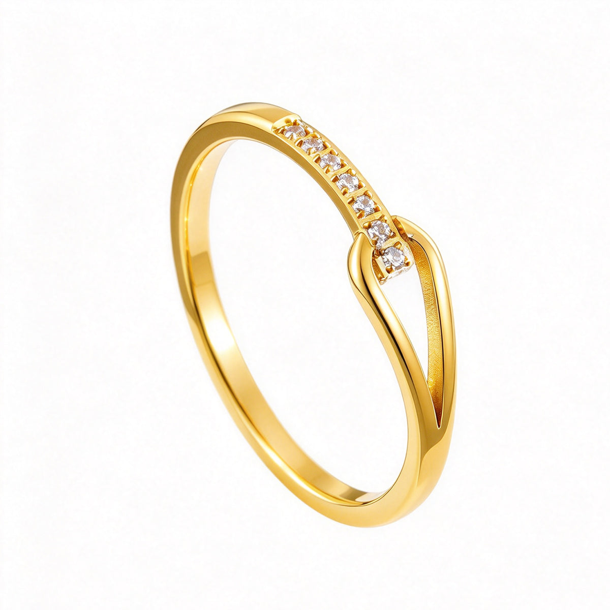 Simple Gold & Silver Ring