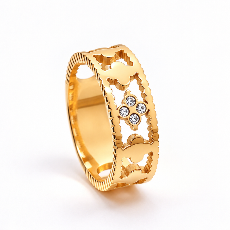 Clover Gold Ring