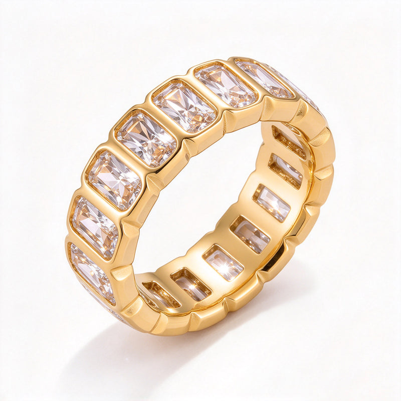 Gold Cushion Ring