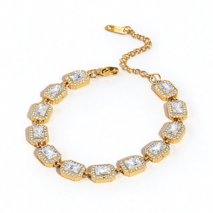 Golden Crystal Luxe Bracelet